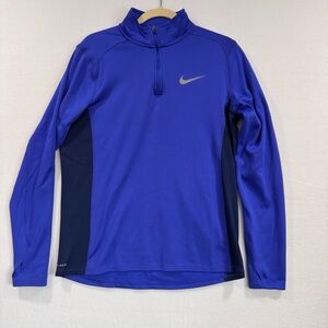 Nike L Dri-FIT Blue Running Jacket